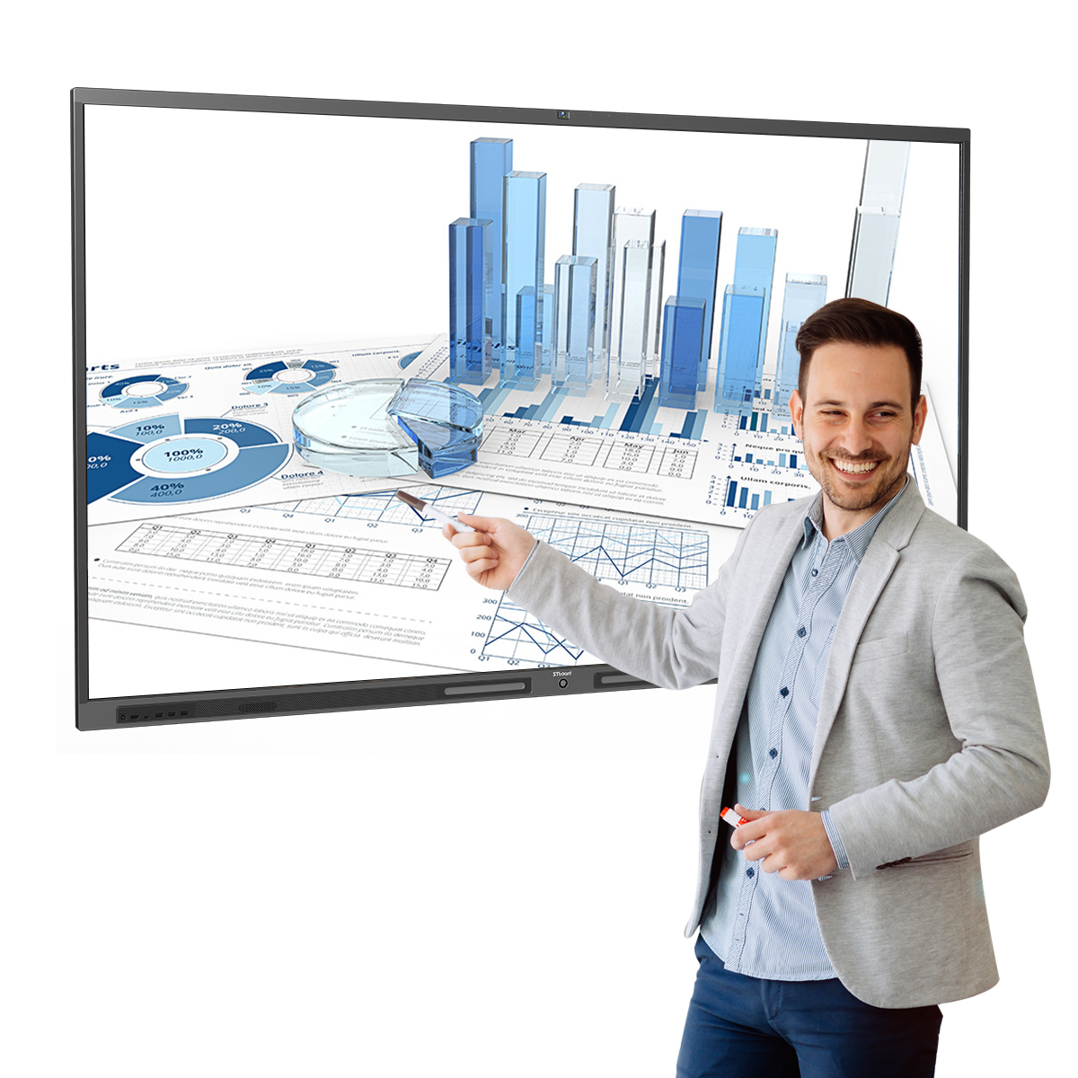 HJ-ND75\HJ-ND86 MInteractive touch panel